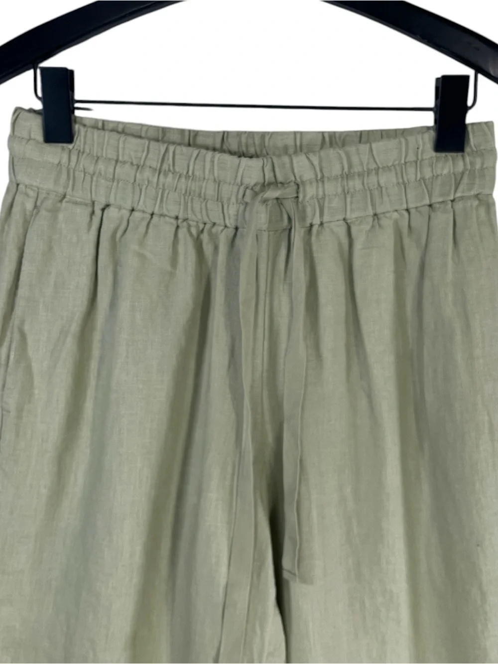 J.Crew Wide-leg seaside pant in linen Faded Pistachio Size XS